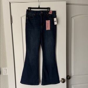 Celebrity Pink Dark Blue Flare Jeans